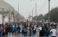 Fenmeno El Nio: Vecinos de aa, Lurigancho-Chosica y Chaclacayo marchan en la Carretera Central ante falta de obras