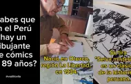 El mdico dibujante existe? Conoce al artista peruano de 89 aos que crea cmics