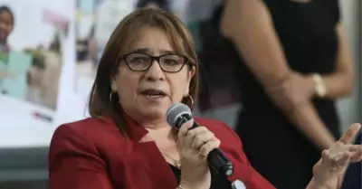 Ministra de Educacin, Miriam Ponce.