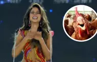 (VIDEO) Fue un gallo? As grit Luciana Fuster durante su presentacin en el Miss Grand International 2023