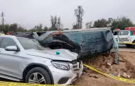 Triple choque en Panamericana Sur: Fiscala abri investigacin contra dos conductores