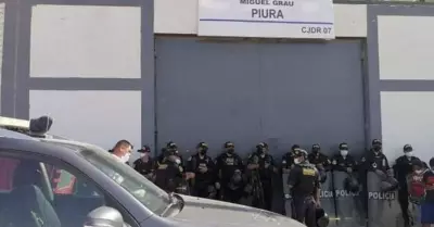 Tres internos fugan del centro juvenil 'Maranguita' en Piura.