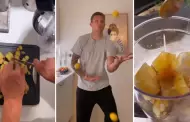 Oliver Sonne a 'El Gran Chef Famosos'? Futbolista ensea a preparar un nutritivo jugo de kion (VIDEO)