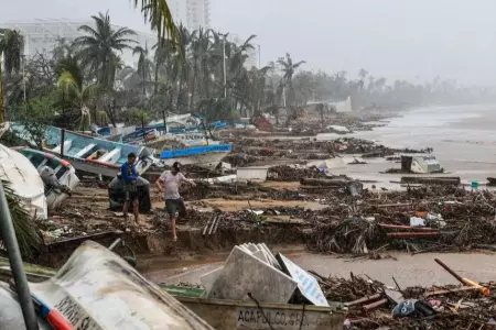 52 peruanos afectados por huracn Otis fueron ubicados sanos y salvos.