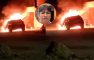 'Los Operadores de la Reconstruccin': Delincuentes quemaron camioneta de periodista que denunci el caso