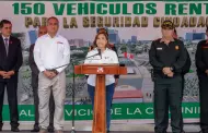 Dina Boluarte entreg 150 camionetas a la PNP de Lima y Callao para combatir delincuencia