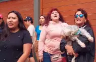 Andres Wiese: Animalistas protestan contra mujer que agredi al actor cuando paseaba con su mascota