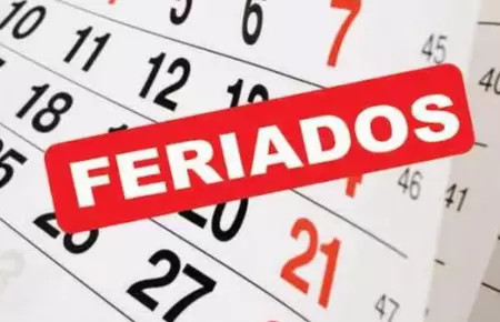 Lista de feriados 2025.