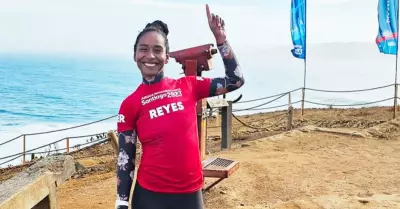 Mara Fernanda Reyes obtiene la quinta medalla de oro en Santiago 2023.