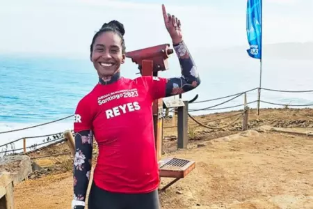 Mara Fernanda Reyes obtiene la quinta medalla de oro en Santiago 2023.