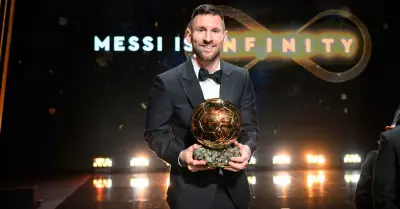 Lionel Messi obtiene su octavo 'Baln de Oro'.