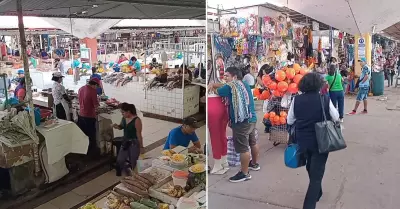 Comerciantes en Chiclayo.