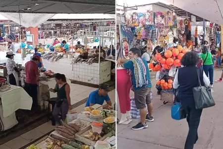Comerciantes en Chiclayo.