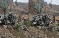 ncash: Accidente vehicular dej como saldo dos muertos y tres heridos en La Pampa