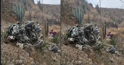 Accidente vehicular dej como saldo dos muertos y tres heridos en La Pampa