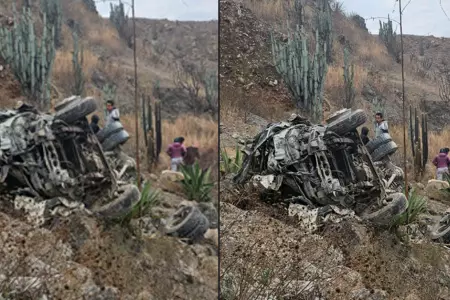 Accidente vehicular dej como saldo dos muertos y tres heridos en La Pampa