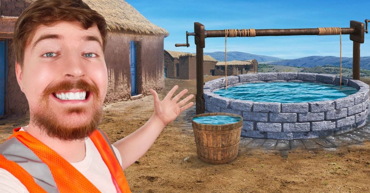 MrBeast: la fortuna que destinó para construir pozos de agua en África