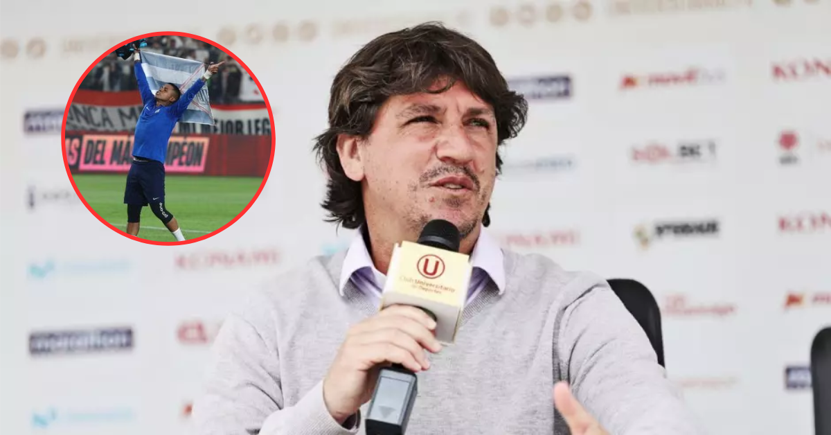 Jean Ferrari pide a la FPF sancionar a Ángelo Campos por mostrar bandera en el Monumental