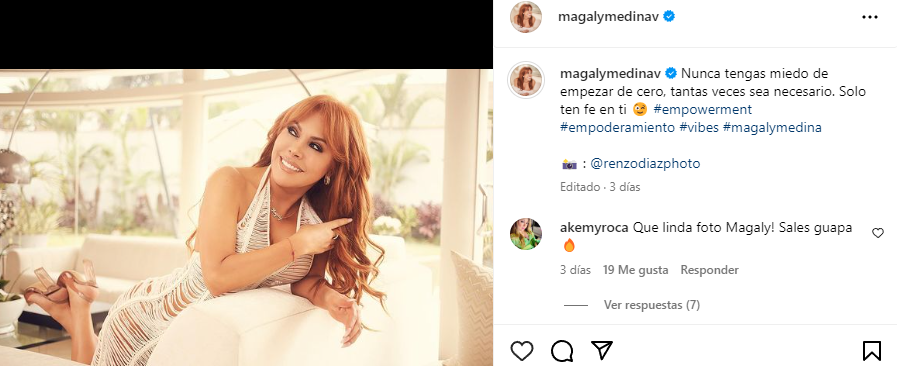 Magaly Medina y el polmico mensaje que comparti en redes sociales.