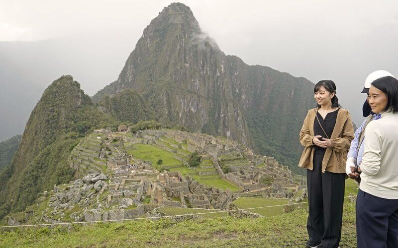 Princesa Kako en Machu Picchu