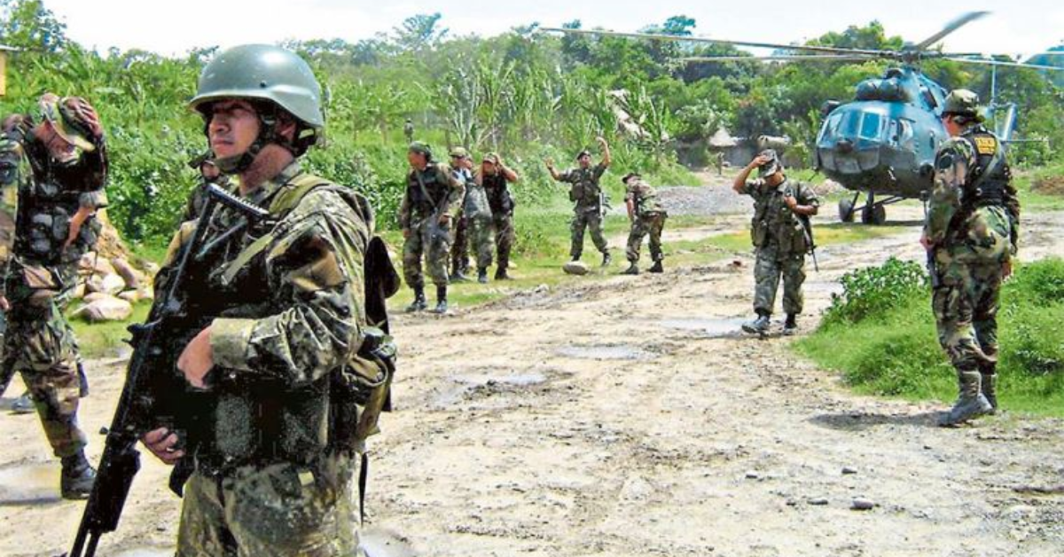 Fuerzas Armadas abaten dos terroristas tras operativo militar en la zona del VRAEM