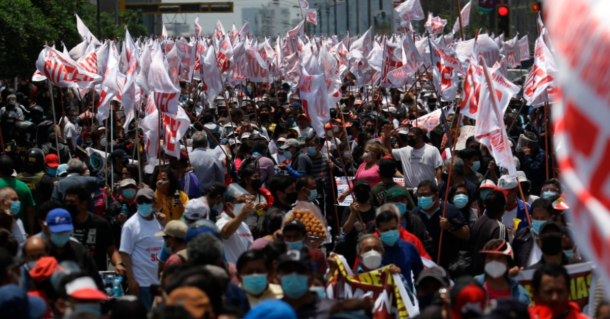 Sutep ratifica paro nacional para el 23 de noviembre a fin de exigir el 6% del PBI a educación