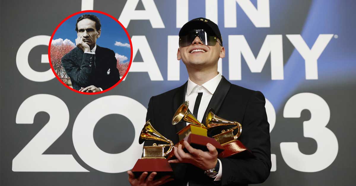 Bizarrap rindió homenaje al poeta peruano César Vallejo en los Latin Grammy 2023 con emotiva frase