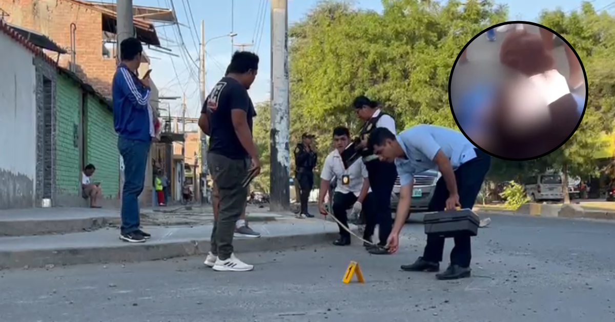 Crimen en Piura: Asesinan a padre de familia a solo tres cuadras de la Unidad de Radio Patrulla de la PNP