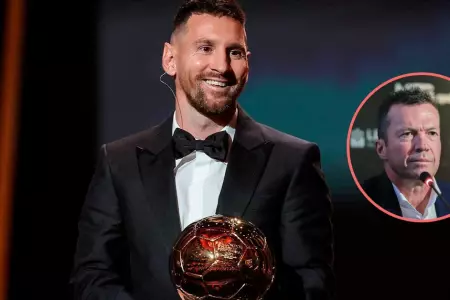 Leyenda del ftbol critic el Baln de Oro de Lionel Messi.