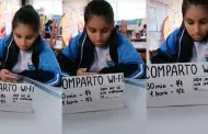 ¡Visionaria! Alumna asombra a cibernautas al alquilar wifi en su colegio: "Futura empresaria"