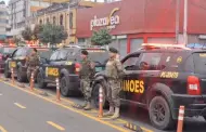 Miembros de la PNP se despliegan tras enfrentamientos entre mototaxistas peruanos y venezolanos