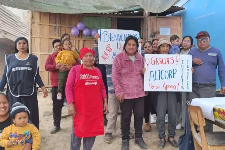 Alicorp y Exitosa llevaron apoyo a olla común en Lurigancho-Chosica.