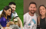 Y Antonela? Lionel Messi es captado mirando de forma coqueta a reportera y usuarios lo trolean