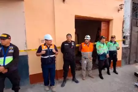 Hombre fallece tras derrumbe de una vivienda en Jr. Cajamarca.