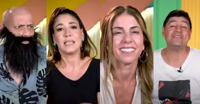 Tilsa Lozano, Christian Ysla, Fiorella Cayo y 'Checho' a noche de eliminacin.