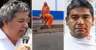 Alcalde de Trujillo culpa a funcionario por pistas destruidas de la ciudad