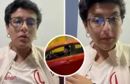 Universitario vs Alianza Lima: Ariana Bolo Arce denuncia que sujeto choc su carro y se dio a la fuga tras clsico