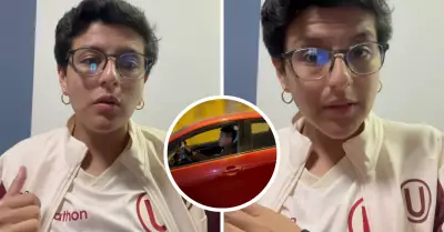 Ariana Bolo Arce dice que sujeto choc su carro tras Universitario vs Alianza Li
