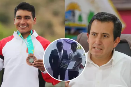 Medallista Eriberto Gutirrez rechaza reconocimiento de alcalde de Abancay.