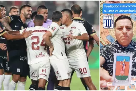 Vidente y su prediccin sobre final entre Universitario y Alianza Lima