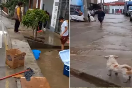 Desborde de Ro Surco afecta a vecinos de Ate.