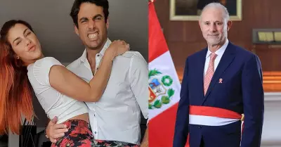 Xoana Gonzlez felicita a su suegro, el nuevo canciller del Per.