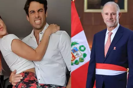 Xoana Gonzlez felicita a su suegro, el nuevo canciller del Per.