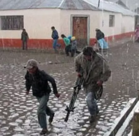 Senamhi advierte fuertes lluvias en el Perú.