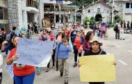 Cusco: Pobladores realizan protesta en contra de venta virtual de boletos de ingreso a Machu Picchu