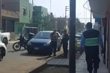 Dos extorsionadores son baleados en Huaral