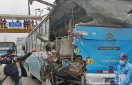 Accidente en Los Olivos: choque de buses dej 30 heridos en la Panamericana Norte