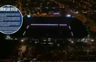 Alianza reconoce haber apagado luces en Matute: "El fin fue incentivar la rpida evacuacin de tribunas"