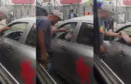 Cobro de cupos no paran! Extorsionador amenaza con objeto punzocortante a conductor en Panamericana Norte