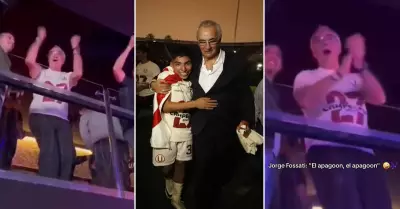 Jorge Fossati canta 'el apagn' tras el triunfo de la 'U' en la Liga 1.